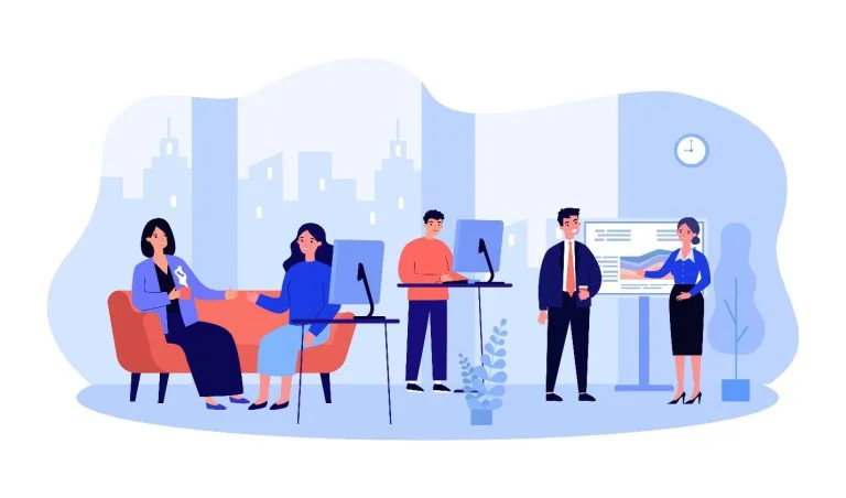 Graphic illustration of Seamless Collaboration